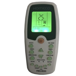 Controle Remoto Ar Condicionado Komeco Zh/kz-01 Novo