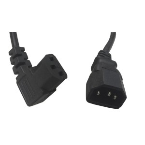 Cabo Extensor Tripolar Força Novo Padrão 2,0mt Preto